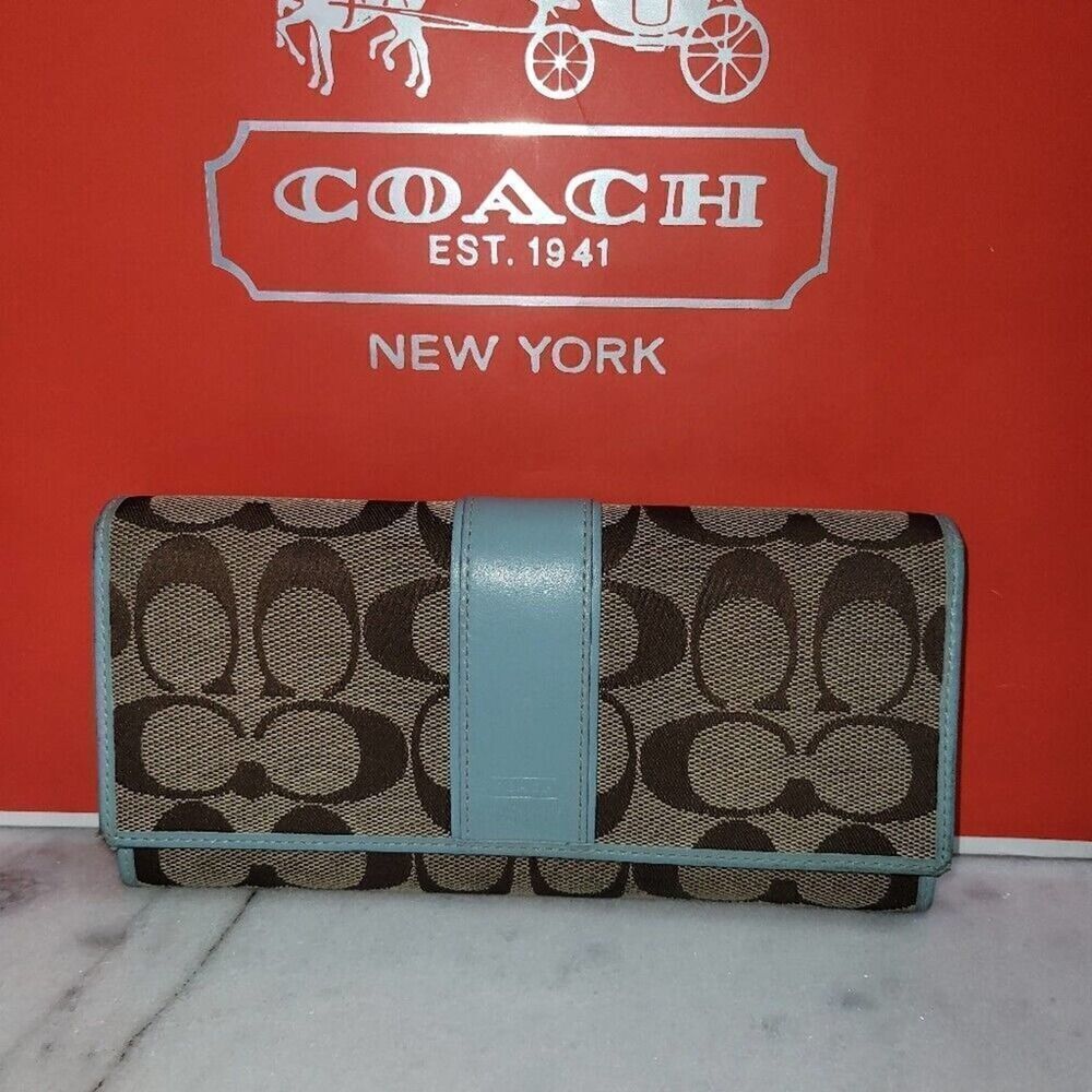 Coach Classic Logo Bifold Wallet.